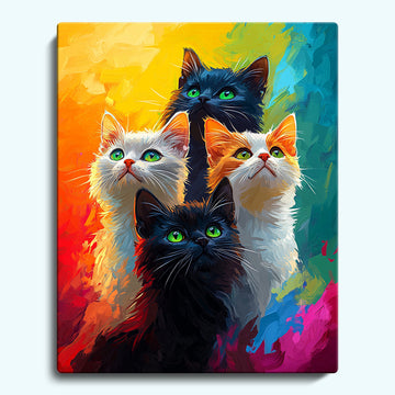 Colored cats