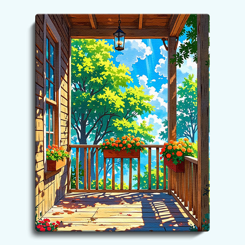 Wooden Porch