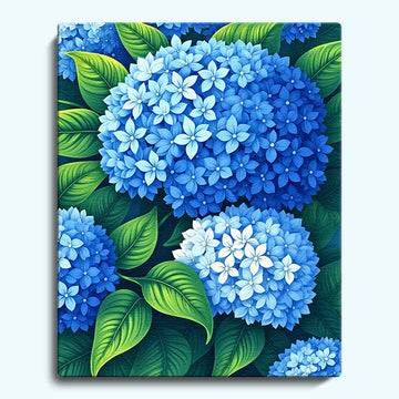 Clustered Hydrangeas