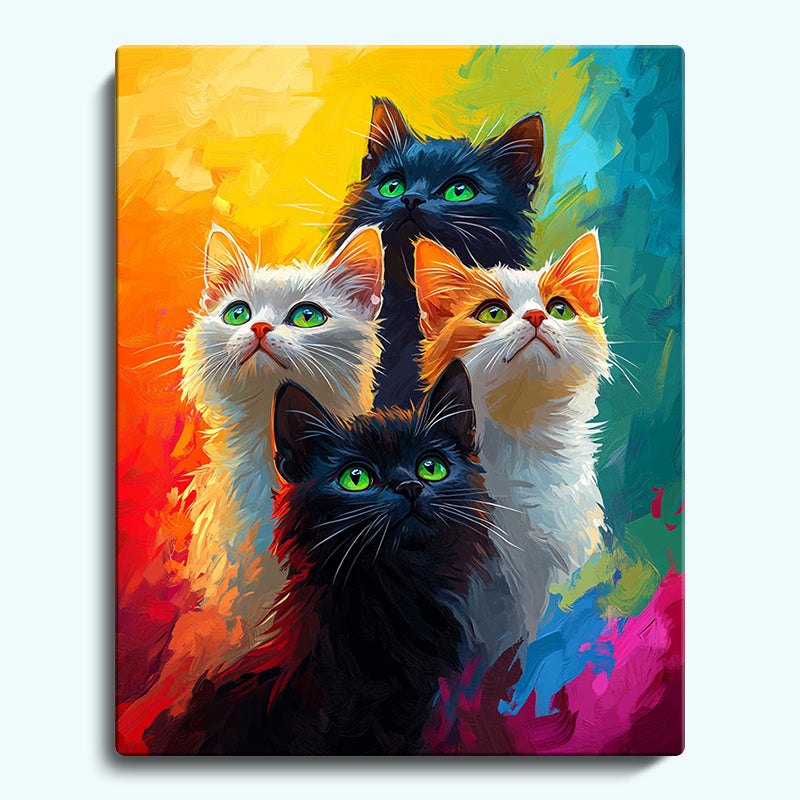 Colored cats