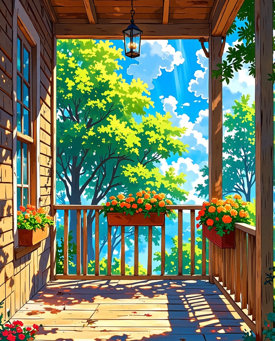 Wooden Porch